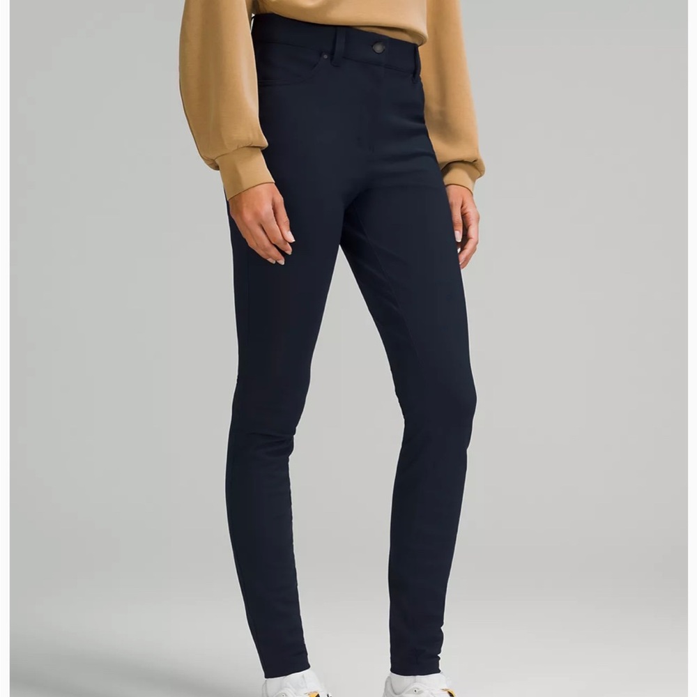 NEW Lululemon City Sleek SlimFit 5 Pocket High Rise Skinny Pant. MUSTARD Color💛